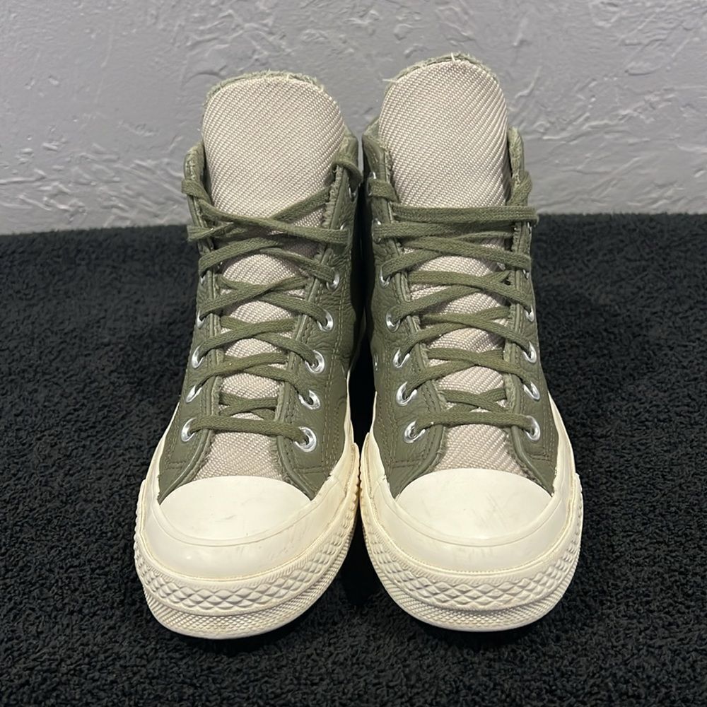 đ„ CONVERSE Army GreenâChuck Taylorâ 70 Counter Climate Hi-Top Sneakers Women Sz - Picture 5 of 13